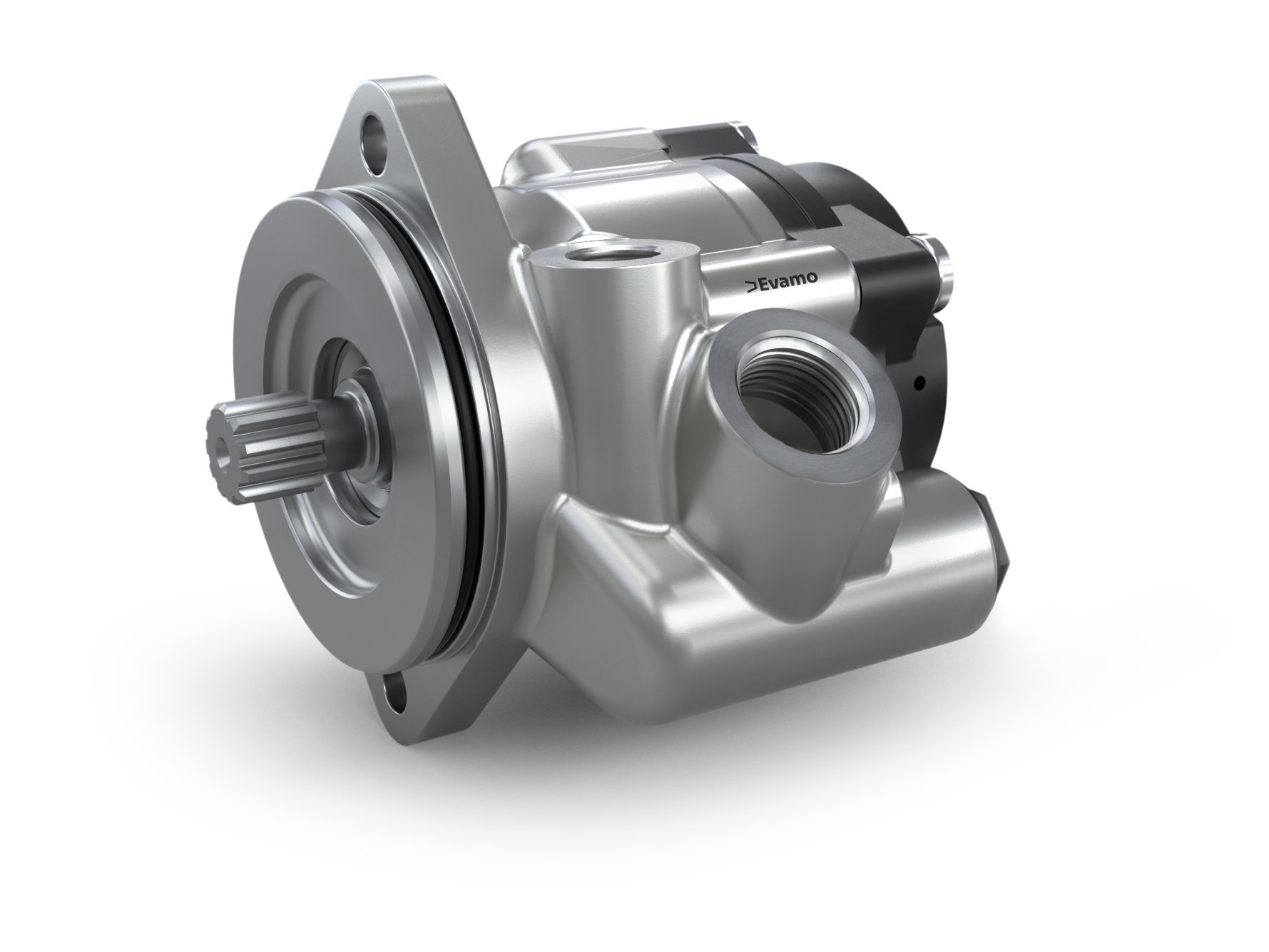 Das innovative Produktdesign der Nkw-Lenkhelfpumpe FN4 erlaubt den Anschluss an den Druckluftkompressor oder einen Nebenabtrieb des Motors.sorgen für Energieeinsparungen bei Nutzfahrzeugen.