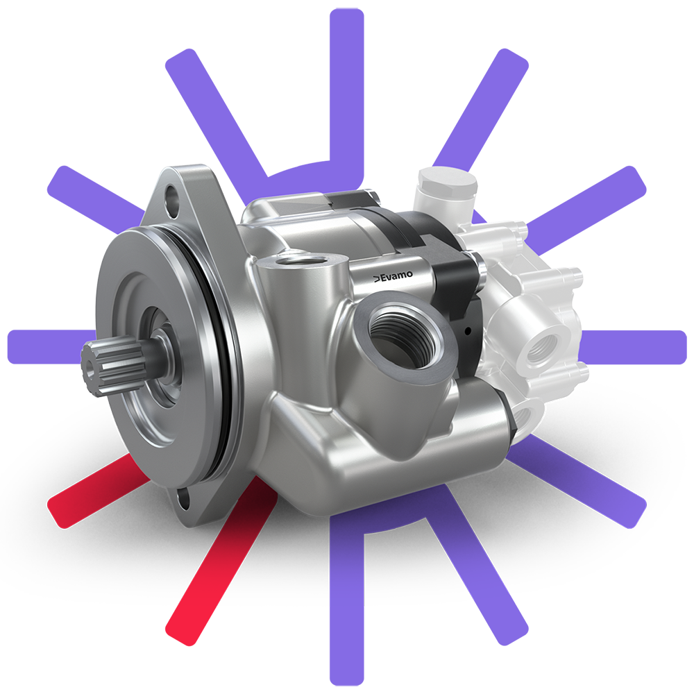 Das moderne Produktdesign der Nkw-Lenkhelfpumpe TN4 ermöglicht kontinuierlichen Systemdruck und präzise Kraftunterstützung.